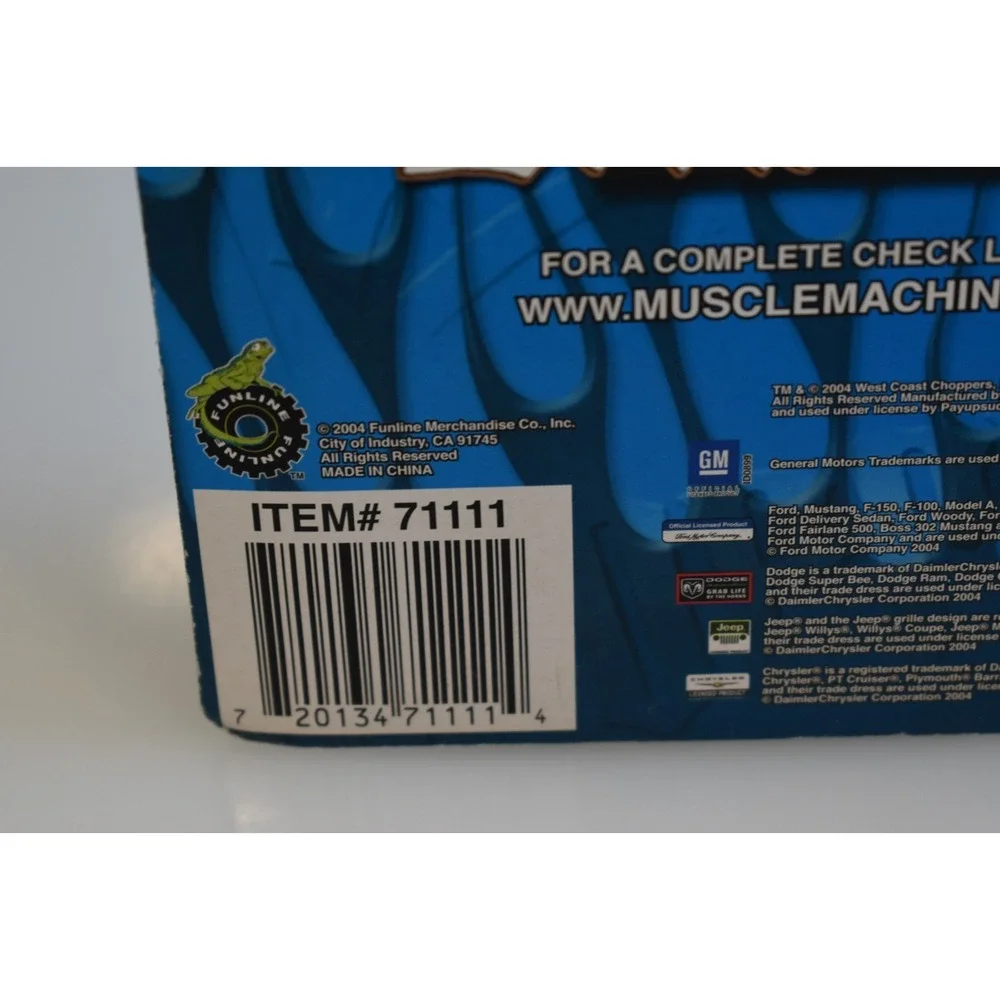 Muscle Machines Jesse James West Coast Choppers Dodge Ram 1:64 Scale